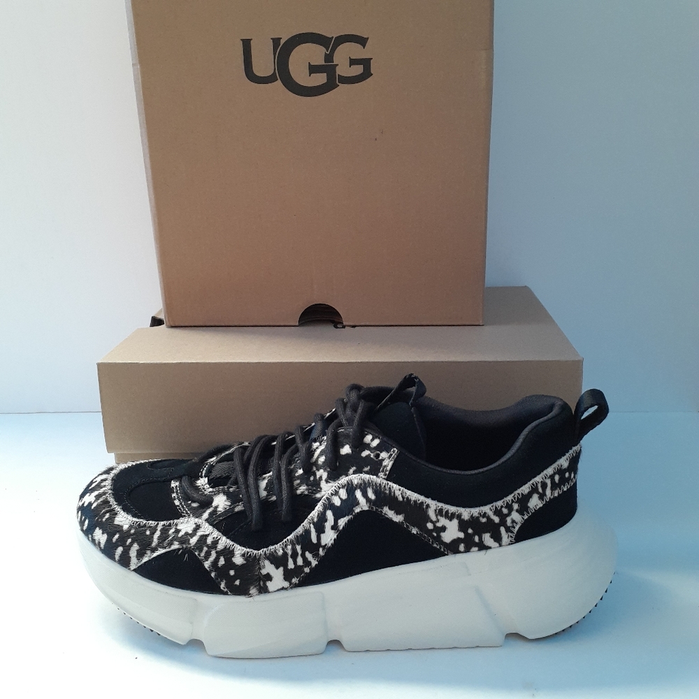 UGG Calle Lace Sneakers Sz 8.5 - Picture 7 of 9
